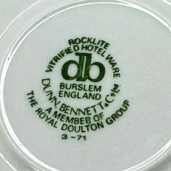 Bel & The Dragon Vitrified Hotel Ware Espresso Teacup Set Dunn Bennett - Picture 7 of 10